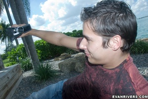 Evans takes camera to record his cute ga - XXX Dessert - Picture 1