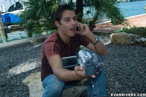 Evans takes camera to record his cute ga - XXX Dessert - Picture 4