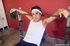 Day at the gym gets even more interesting with dick sucking and hard butt