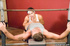 Day at the gym gets even more interesting with dick sucking and hard butt