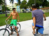 Bike rider meets stranger and takes him home to suck dick and get butt