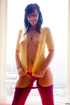 lovely brunette teen torn