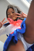 Cute japanese coed removes her equally cute uniform revealing smallish