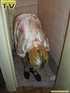 A slutty blonde bitch demonstrates how enjoyable  taking a piss in the