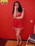 bitchy brunette temptress wearing
