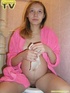 luscious pregnant teen takes