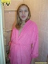 Luscious pregnant teen takes her seat in the toilet and lets out a steaming