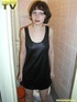Lusty brunette takes her turn in sitting on the toilet throne and releases