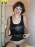 Seductive brunette takes her turn in taking on the toilet throne and releases