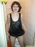 Seductive brunette takes her turn in taking on the toilet throne and releases