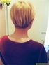 short haired blonde teen