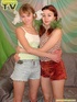 pair delicious teens lick