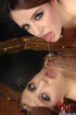 bound nude brunette can't
