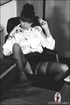 Alluring bitch of a secretary loves to talk a walk outdoors in high heels