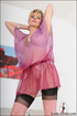hot blonde mama tempts