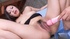 Pretty seductress gets to have ticklish stimulations from vibrators on