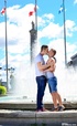 These two hunky men enjoy a day of kissing and frolicking in the sun before