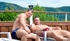 two beefy guys check