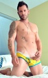 handsome hunk shows off