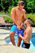 This is just any ordinary day when two handsome guys spend time together