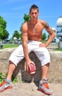This lean strapping hunk is up to your kinky sex games as he is well equipped