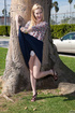 attractive blonde teeny long