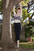 pretty teen gymnast girl