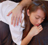 Asian teeny with her hands roped behind her back spanked hard