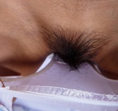 Cute chick takes off her school girl custume to use a big dildo on herhairy