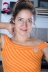 excerising brown hair babe