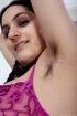 Naughty teen ends ups playing with her big tits and hairy pussy