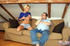 An old horny senior fucks a cute blonde hardcore indoors