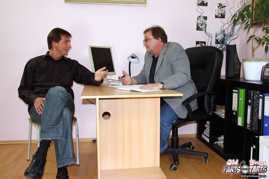 Hot teenage chick fucked by her two old tea - XXX Dessert - Picture 1