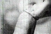 Amazing vintage close up video of lusty girl sucking hard pecker.