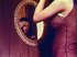 A hairy retro sweetie enjoys masturbating in the sixties