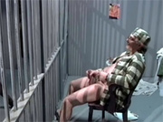 Horny old senior screwing willing naked hottie in prison