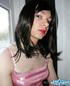 pretty glossy pink dress