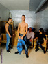 Dirty bisexuals fuck and suck in a furniture deposit