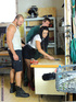 Workshop dirty bi orgy continues with bigger cocks