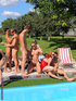 poolside bisex orgy features
