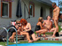 Bisexuals enjoy a hard cock summer party