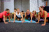 yoga class finishes with