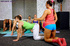 Yoga class finishes with hot bi fucking
