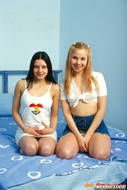 Angel and devil play like sluts when together