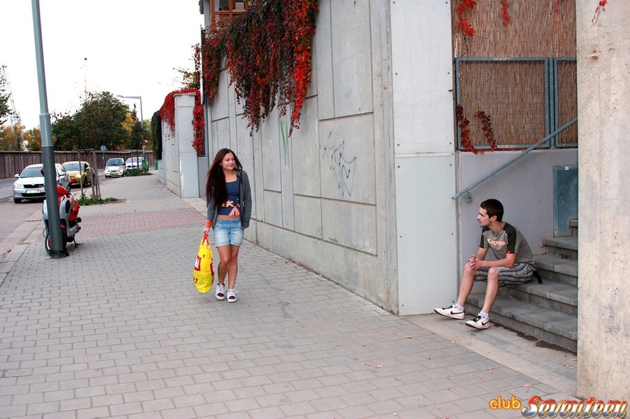 Naughty young girl shopped for more than fo - XXX Dessert - Picture 1