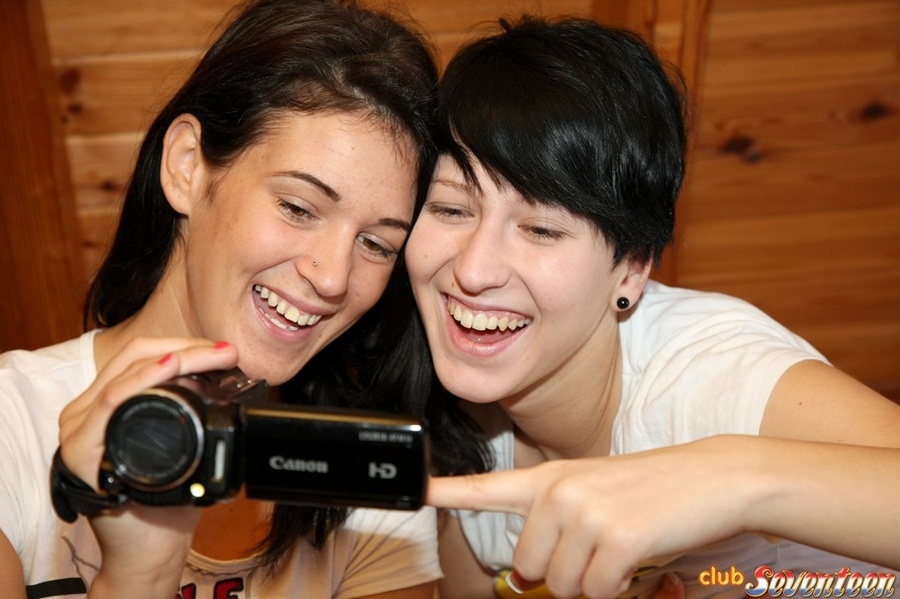 Kinky lesbian couple records their sexy tim - XXX Dessert - Picture 14