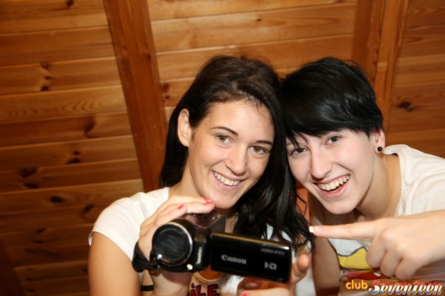 Kinky lesbian couple records their sexy tim - XXX Dessert - Picture 15