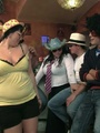 Three hot BBW fat ladies go kinky - Picture 4