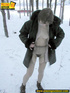 Kinky teen in glass bends to piss in the snow revealing tits and cute