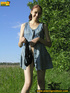 young chick removes panties